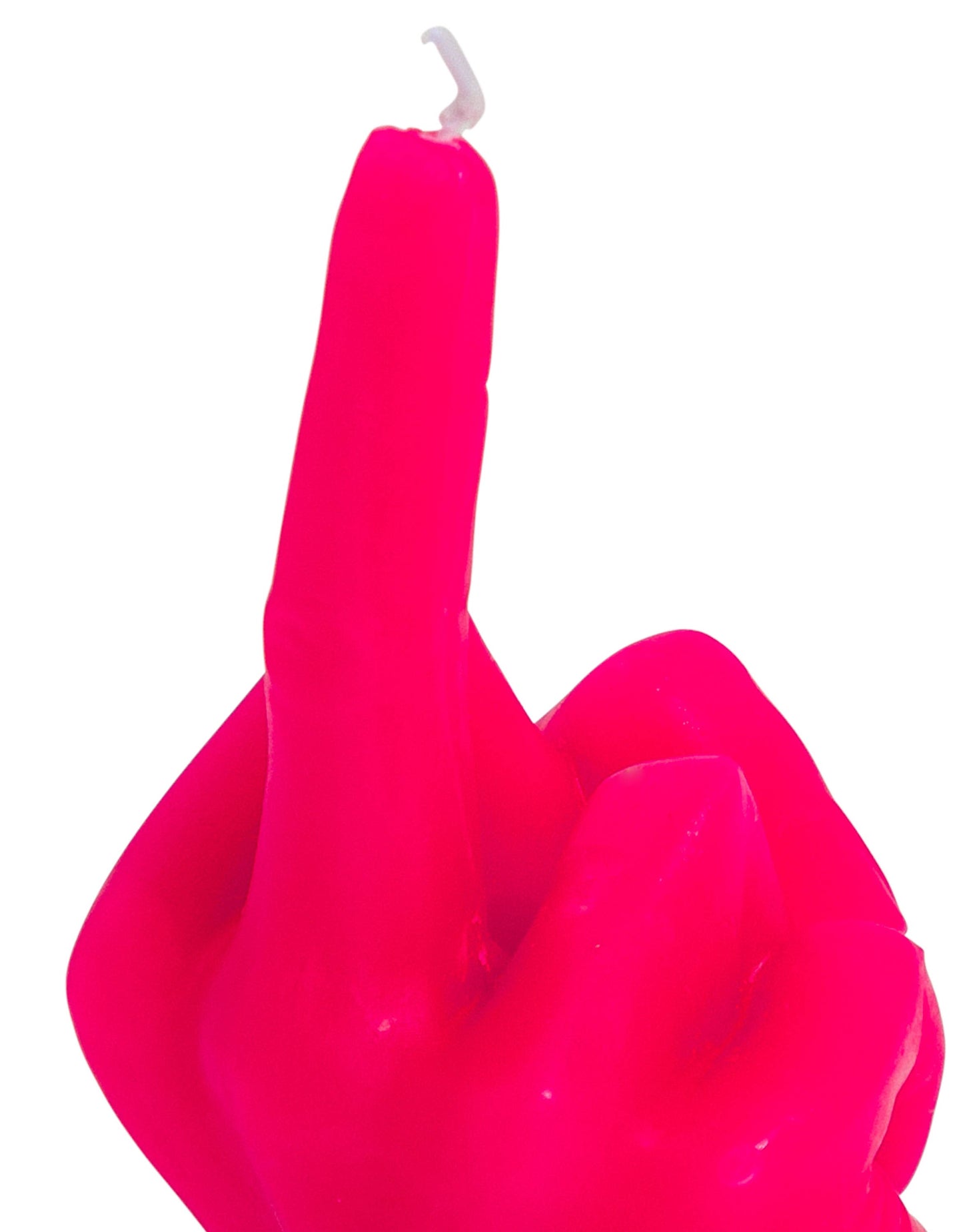 Hot Pink Middle Finger Candle