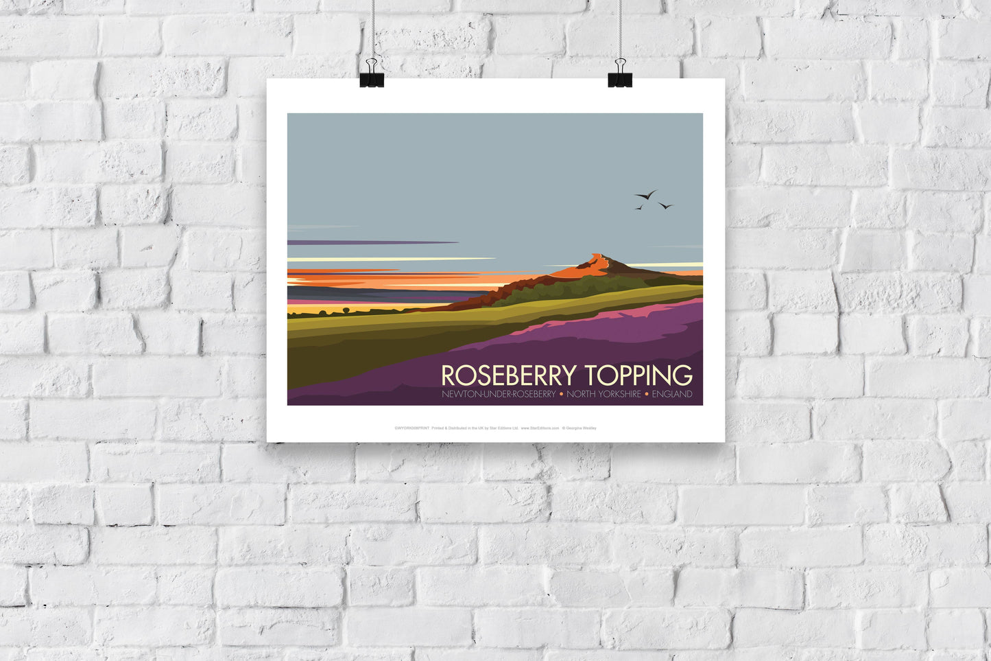 Roseberry Topping - North Yorkshire - Premium Art Print