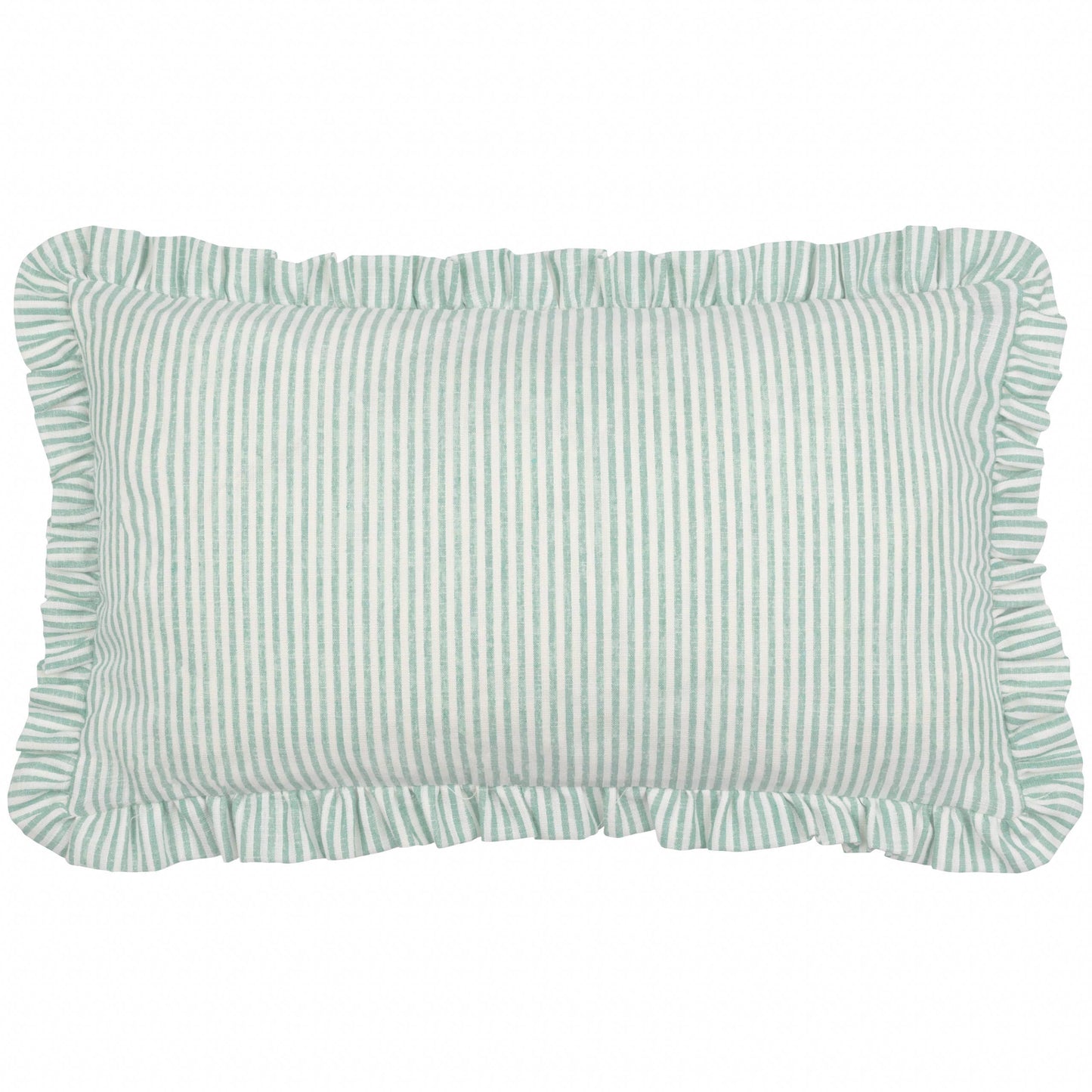 Les Fruites Embroidered Ruffle Cushion Orange: Orange / Feather Rich Filled / 30 x 50cm