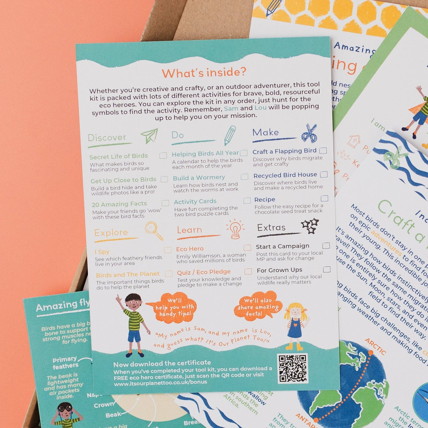 SECRET LIFE OF BIRDS eco activity kit & sustainable fun