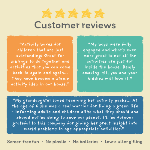 BUZZING BEES eco activity kit & sustainable fun