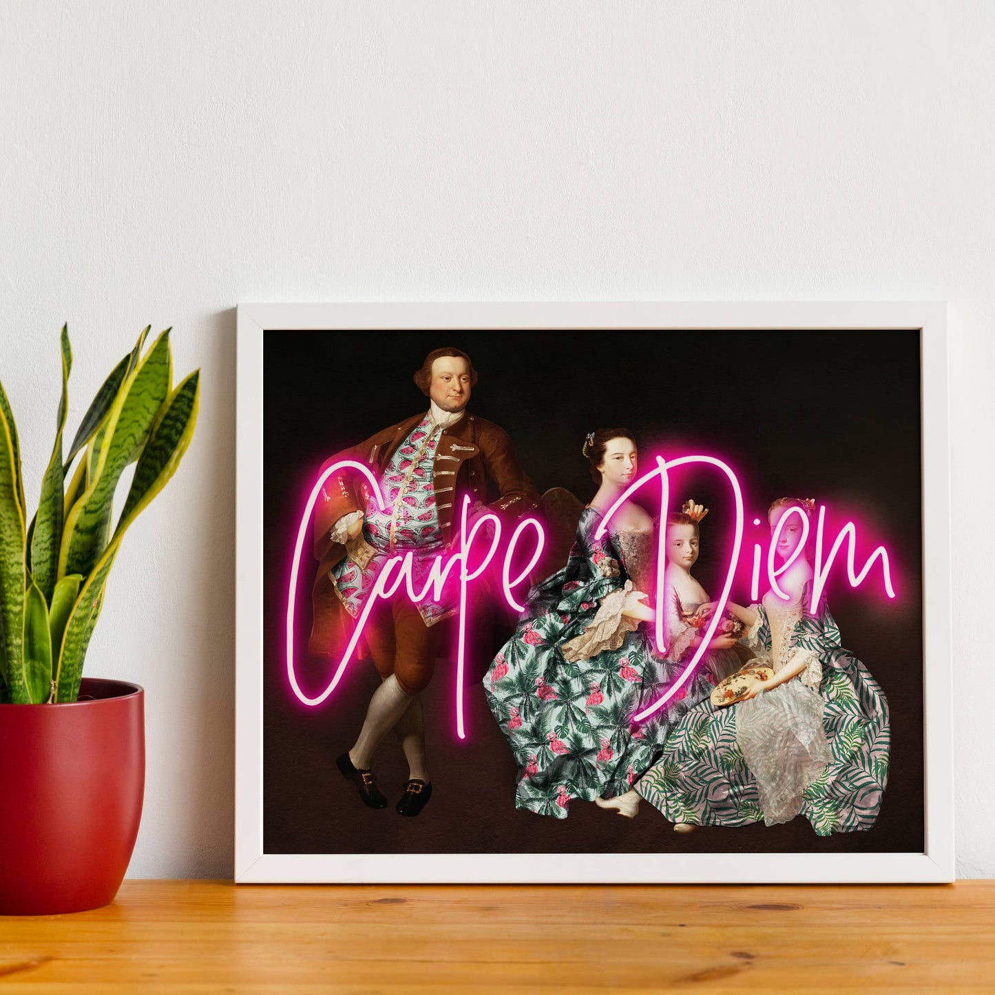 Carpe Diem Neon Print: Matte / 8 ¼ x 11 ¾ in | 21x30 cm