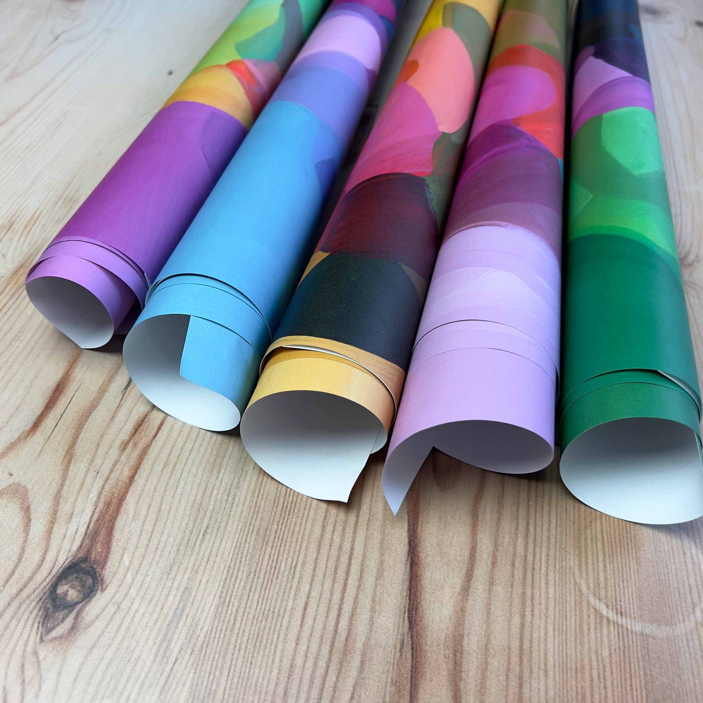Abstract Art Gift Wrap | Colourful gift wrap sheets