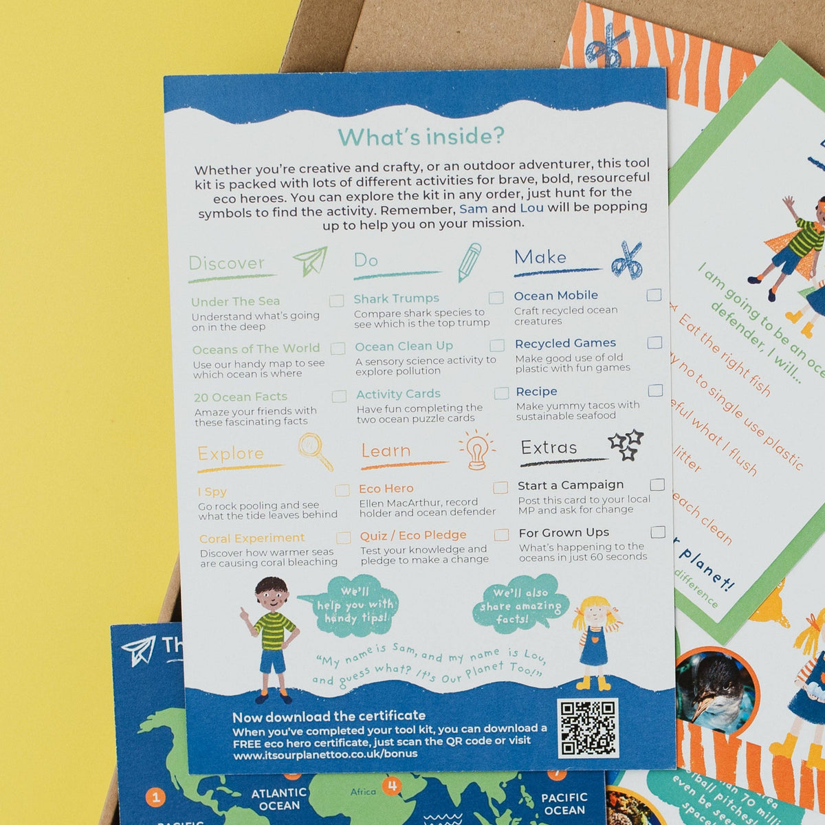 UNDER THE SEA  eco activity kit & sustainable fun