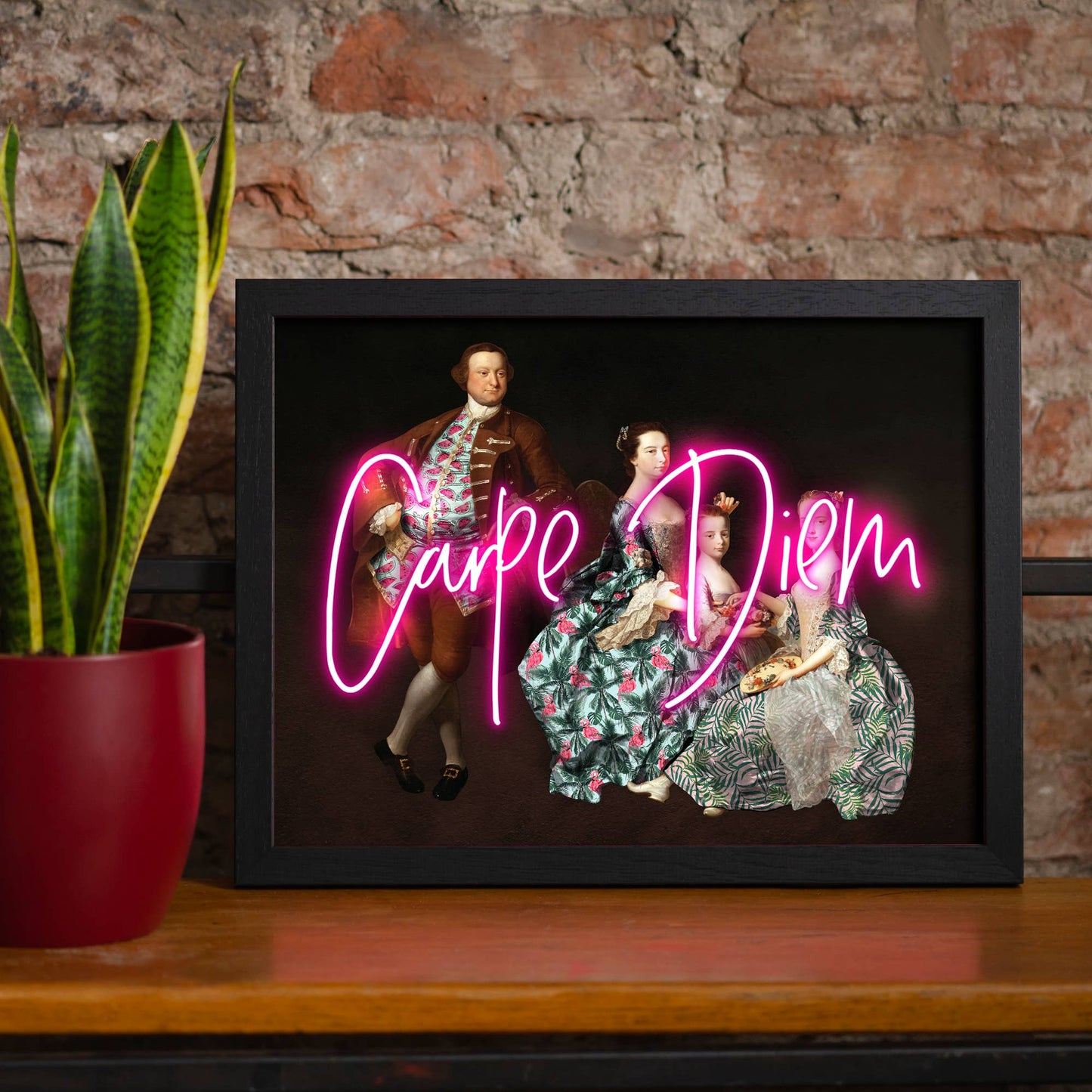 Carpe Diem Neon Print: Matte / 8 ¼ x 11 ¾ in | 21x30 cm