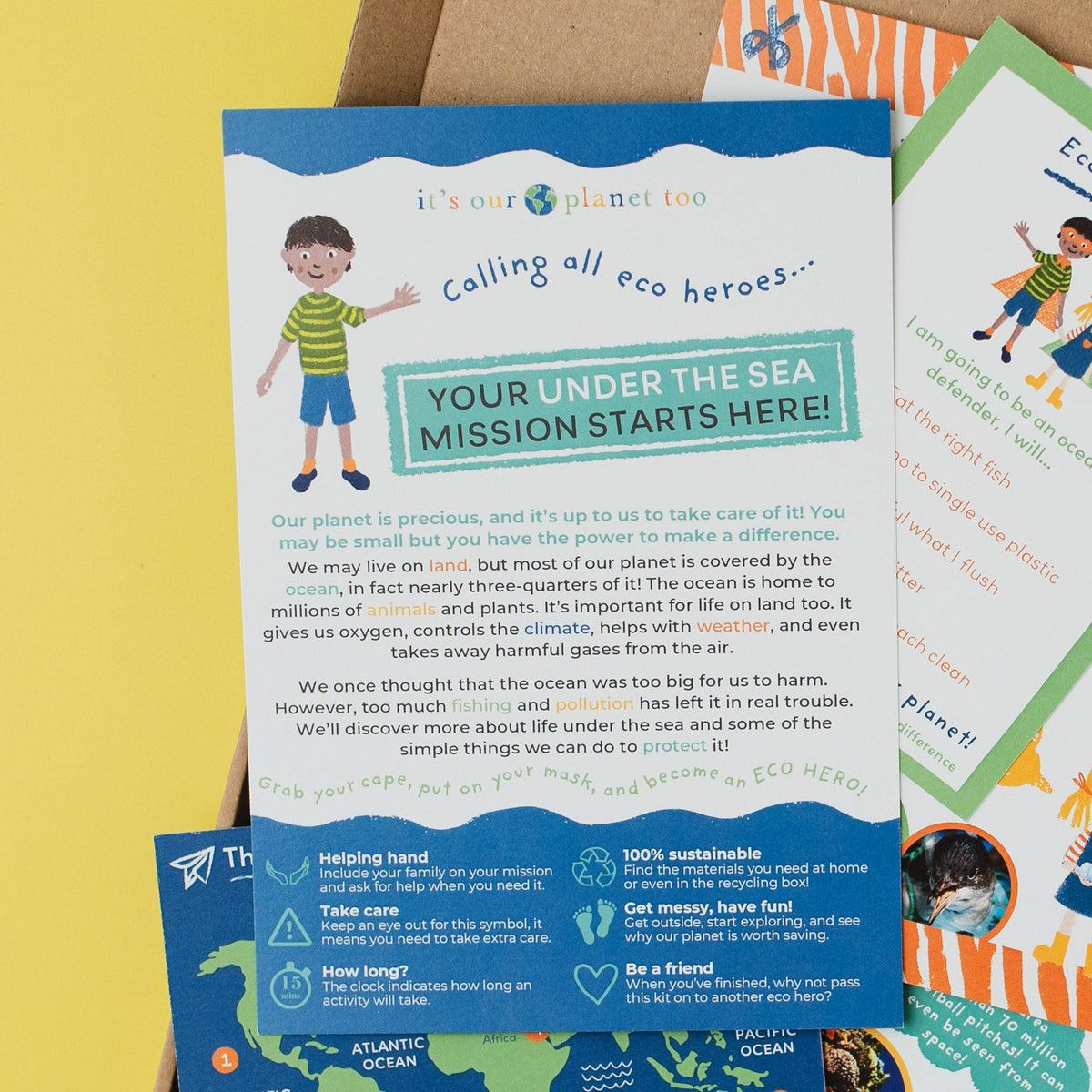 UNDER THE SEA  eco activity kit & sustainable fun
