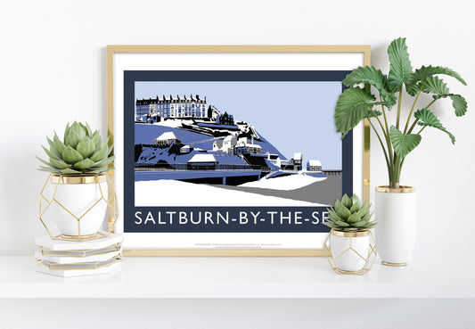 Saltburn-By-The-Sea (Blue) - Richard O'Neill Art Print