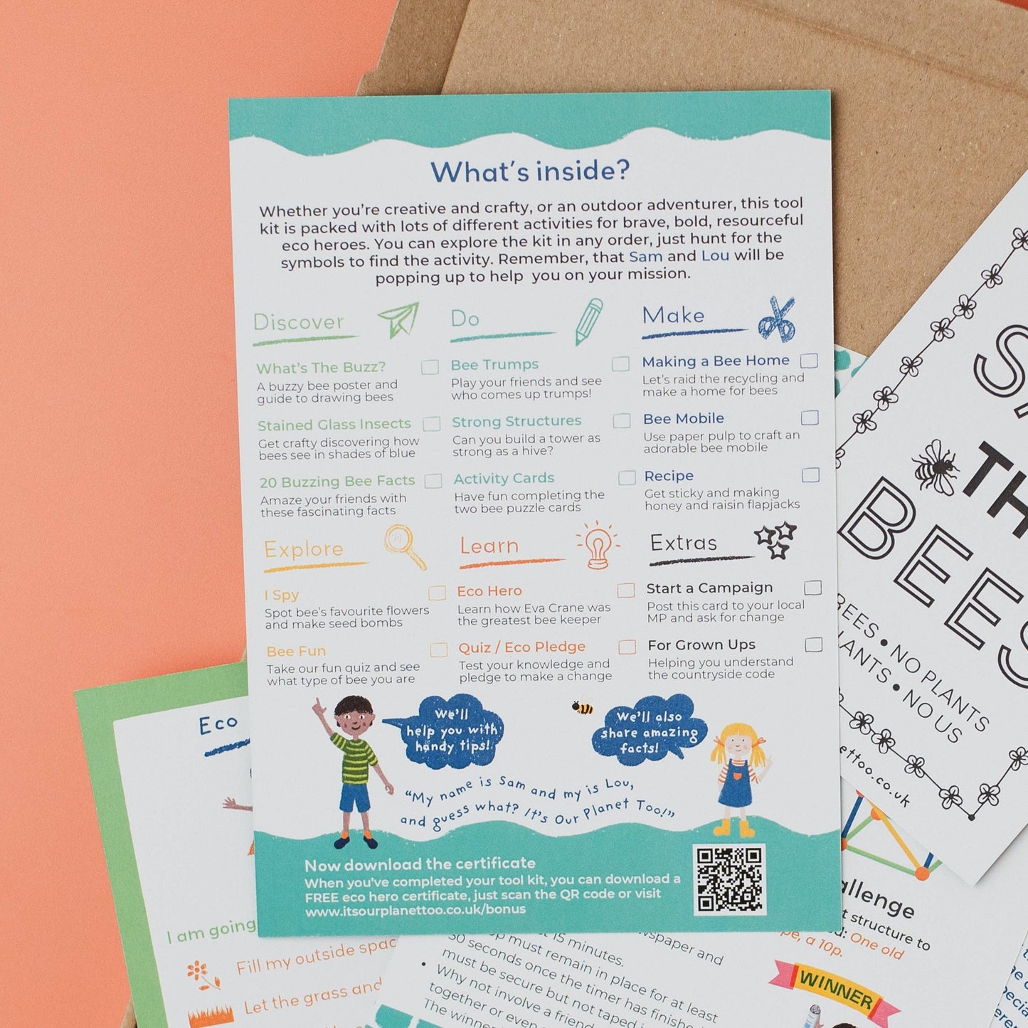 BUZZING BEES eco activity kit & sustainable fun