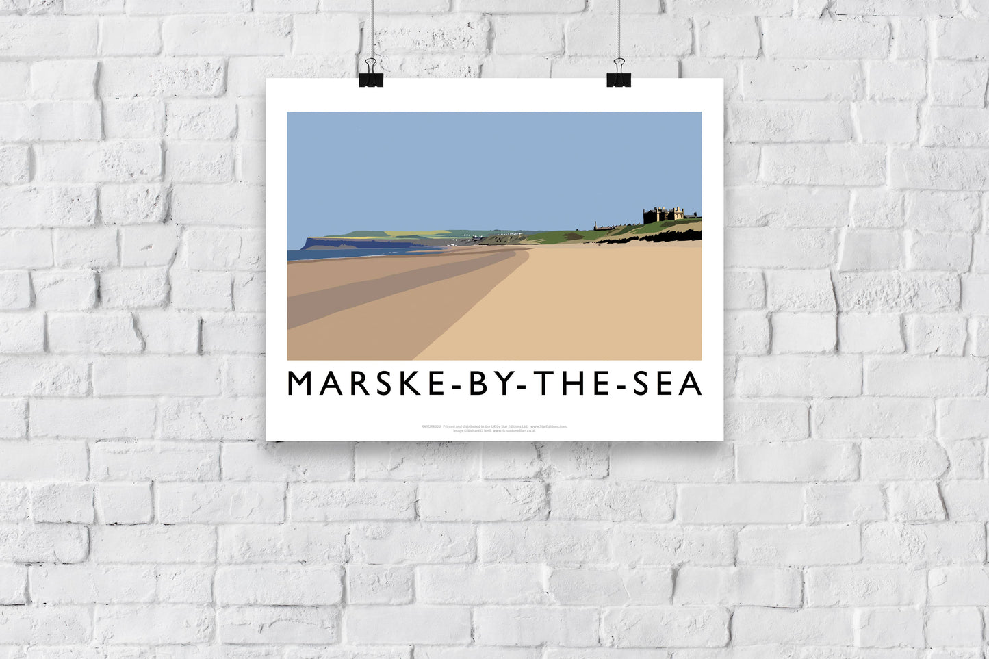 Marske-By-The-Sea By Artist Richard O'Neill - Art Print