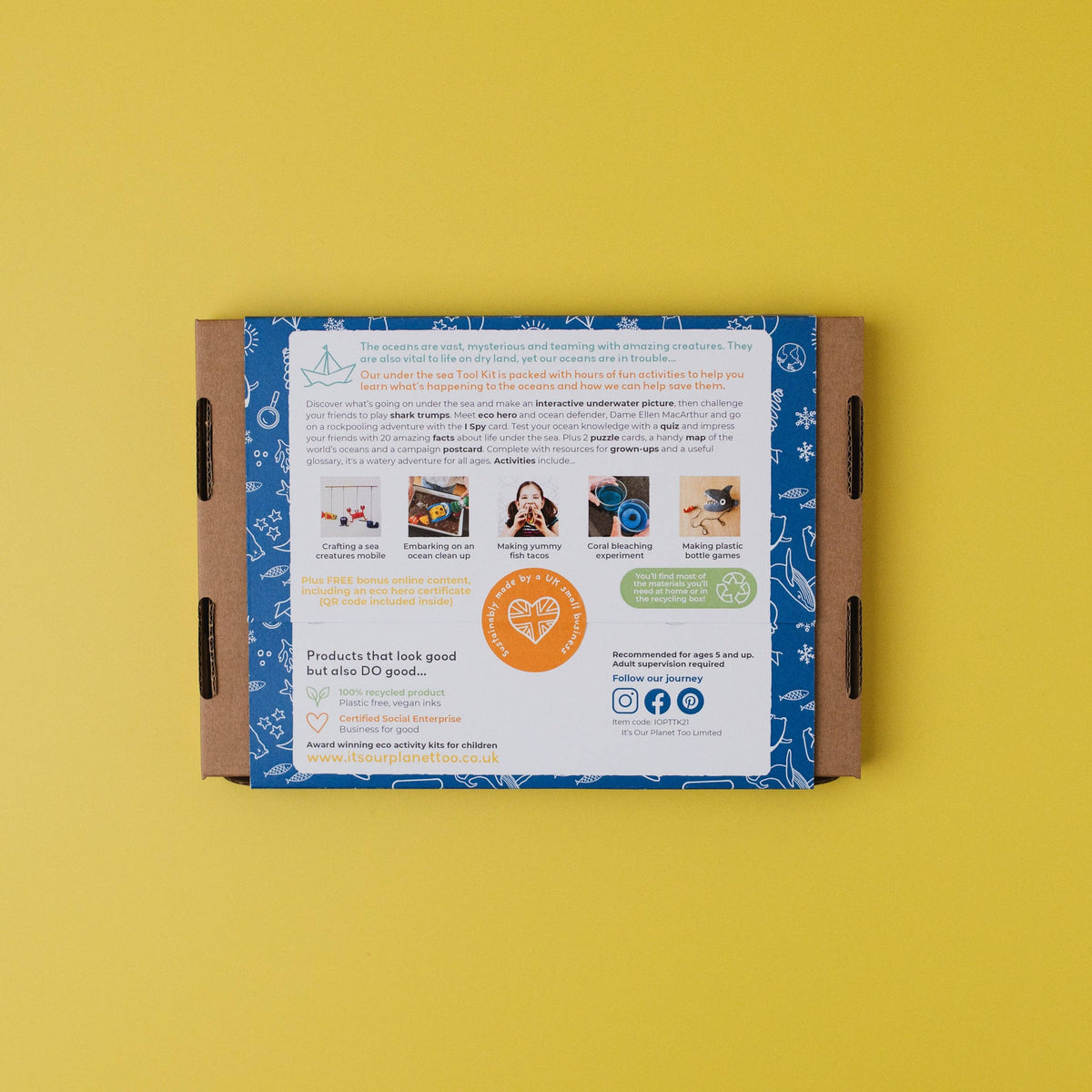 UNDER THE SEA  eco activity kit & sustainable fun