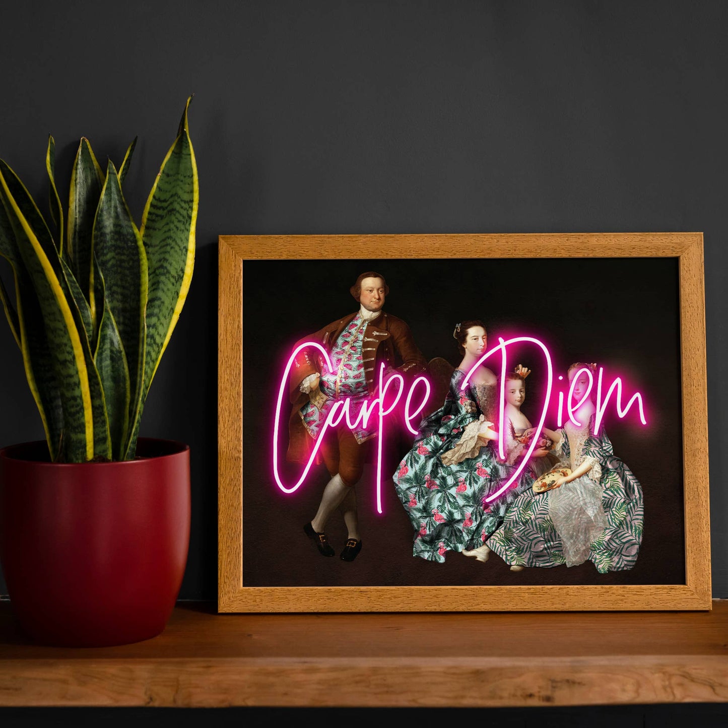 Carpe Diem Neon Print: Matte / 8 ¼ x 11 ¾ in | 21x30 cm