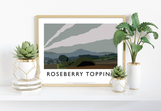 Roseberry Topping By Artist Richard O'Neill - Art Print