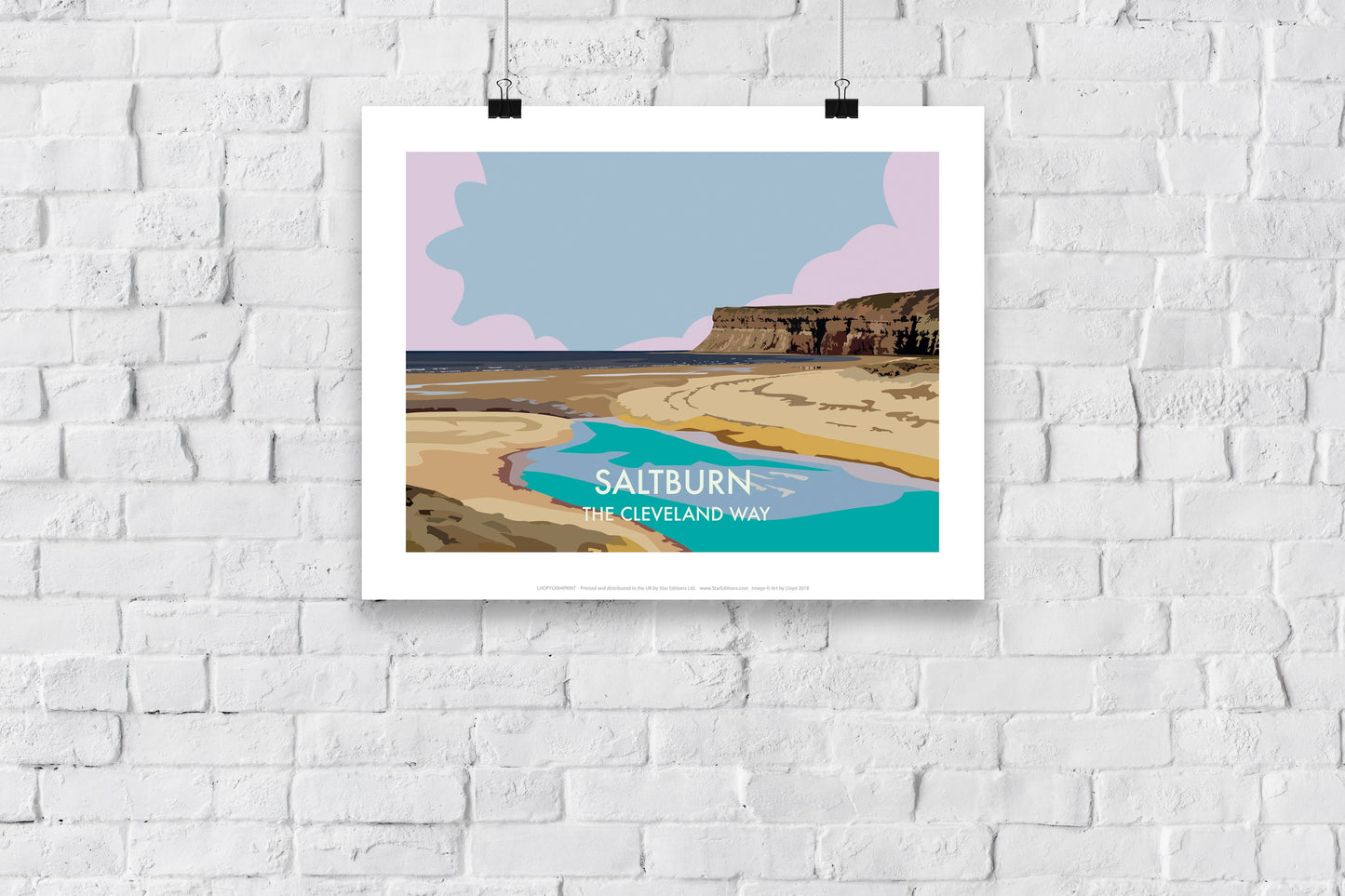 Saltburn - The Cleveland Way - 11X14” Premium Art Print