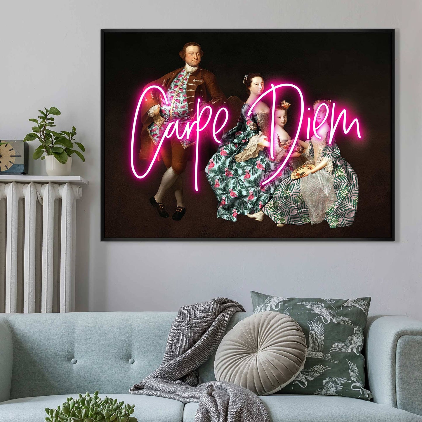 Carpe Diem Neon Print: Matte / 8 ¼ x 11 ¾ in | 21x30 cm