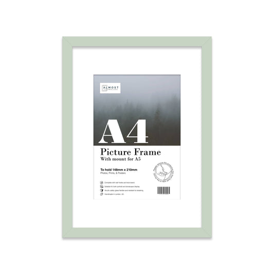 Mint A4 Picture Frame With mount for A5