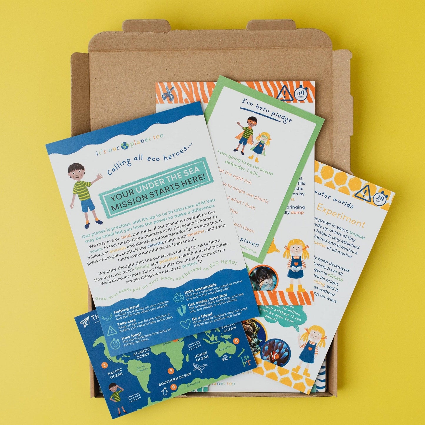 UNDER THE SEA  eco activity kit & sustainable fun