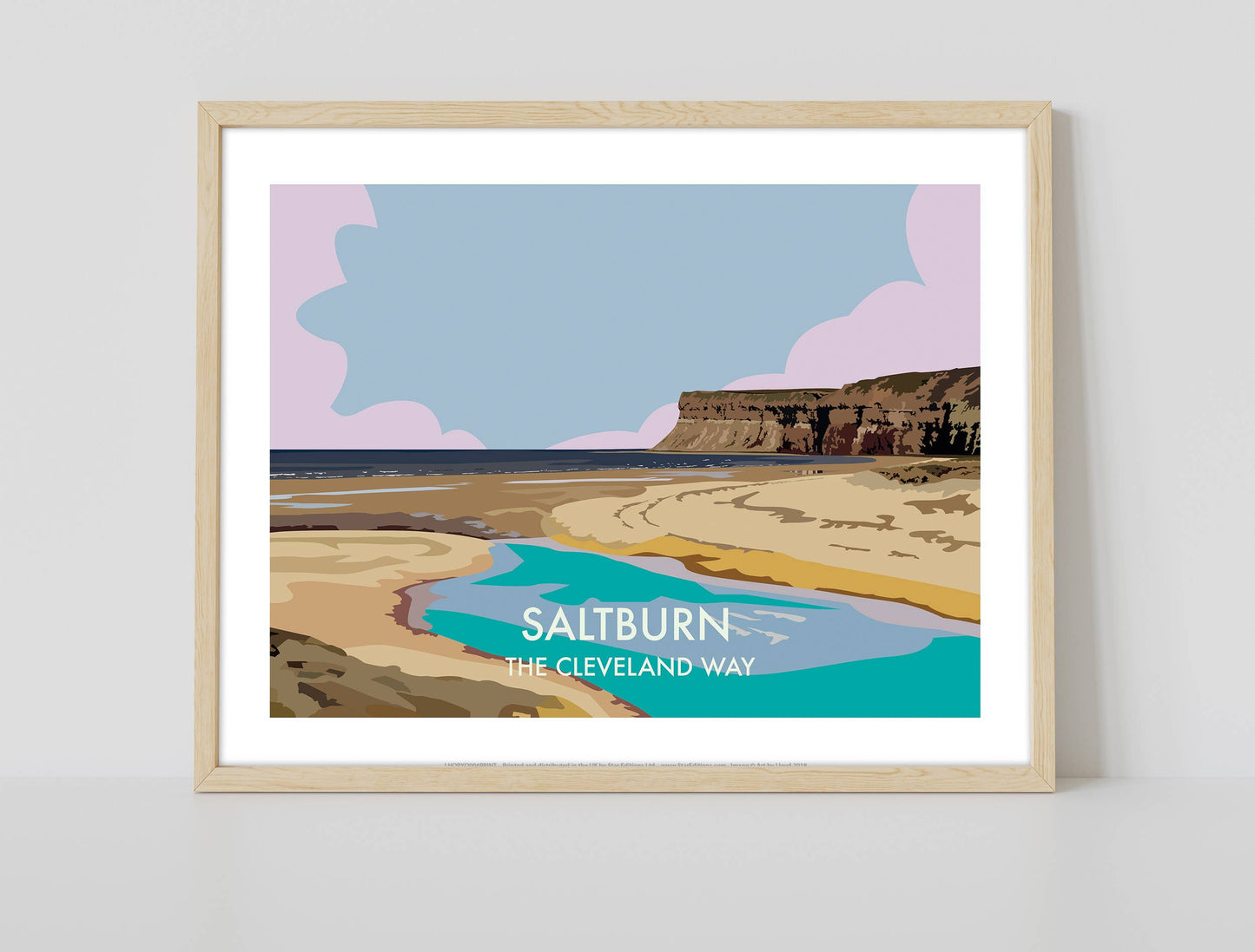 Saltburn - The Cleveland Way - 11X14” Premium Art Print