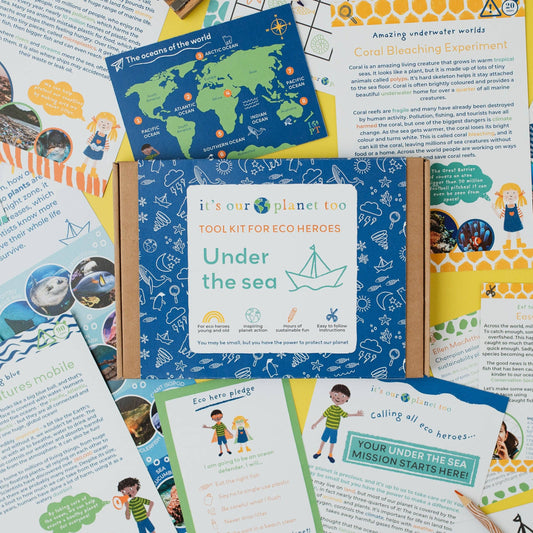 UNDER THE SEA  eco activity kit & sustainable fun