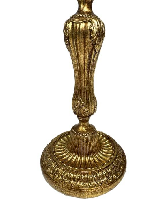 Medium Antique Gold Empire Candlestick
