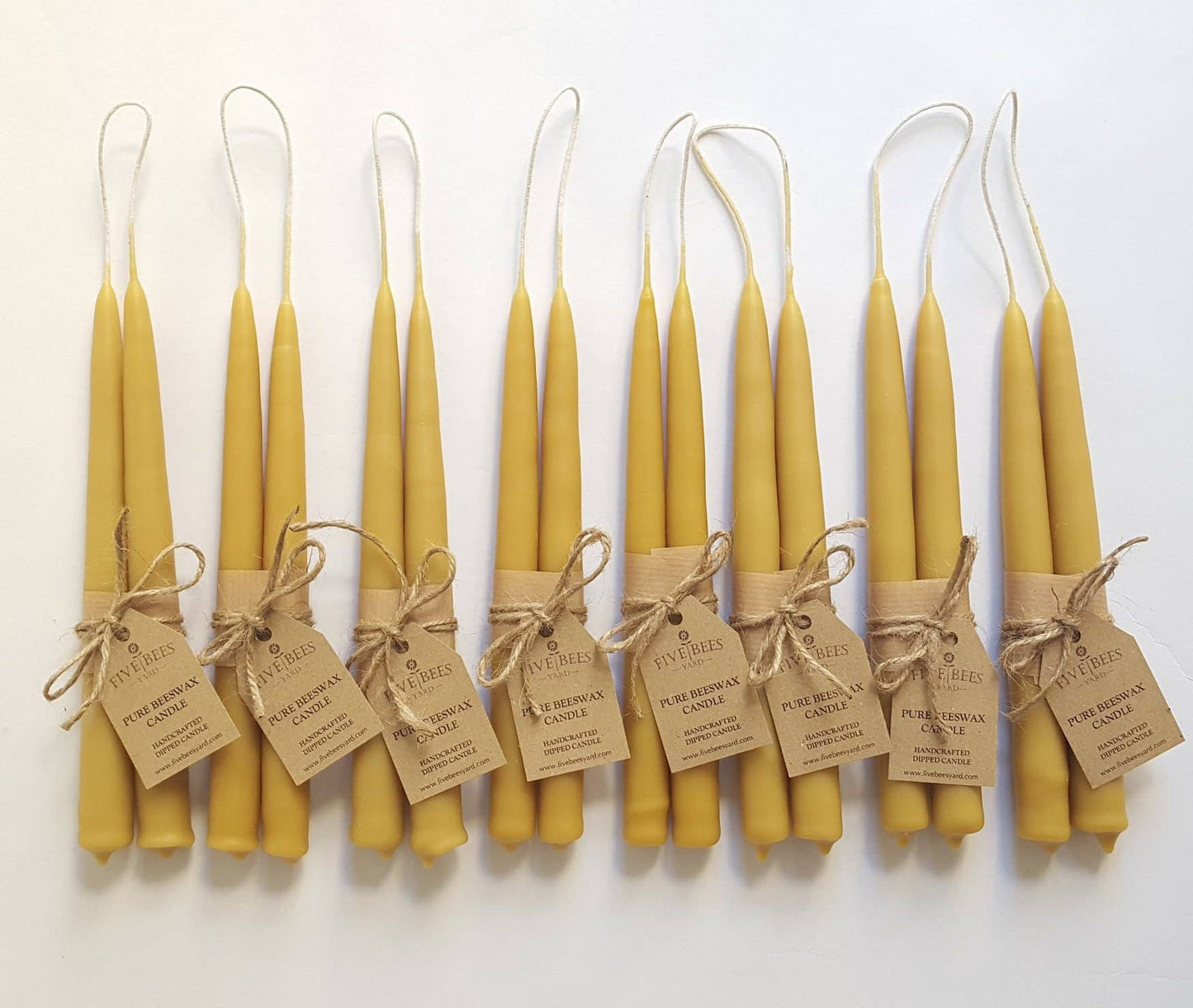Taper Beeswax Candles - Aromatherapy Candles - Beeswax