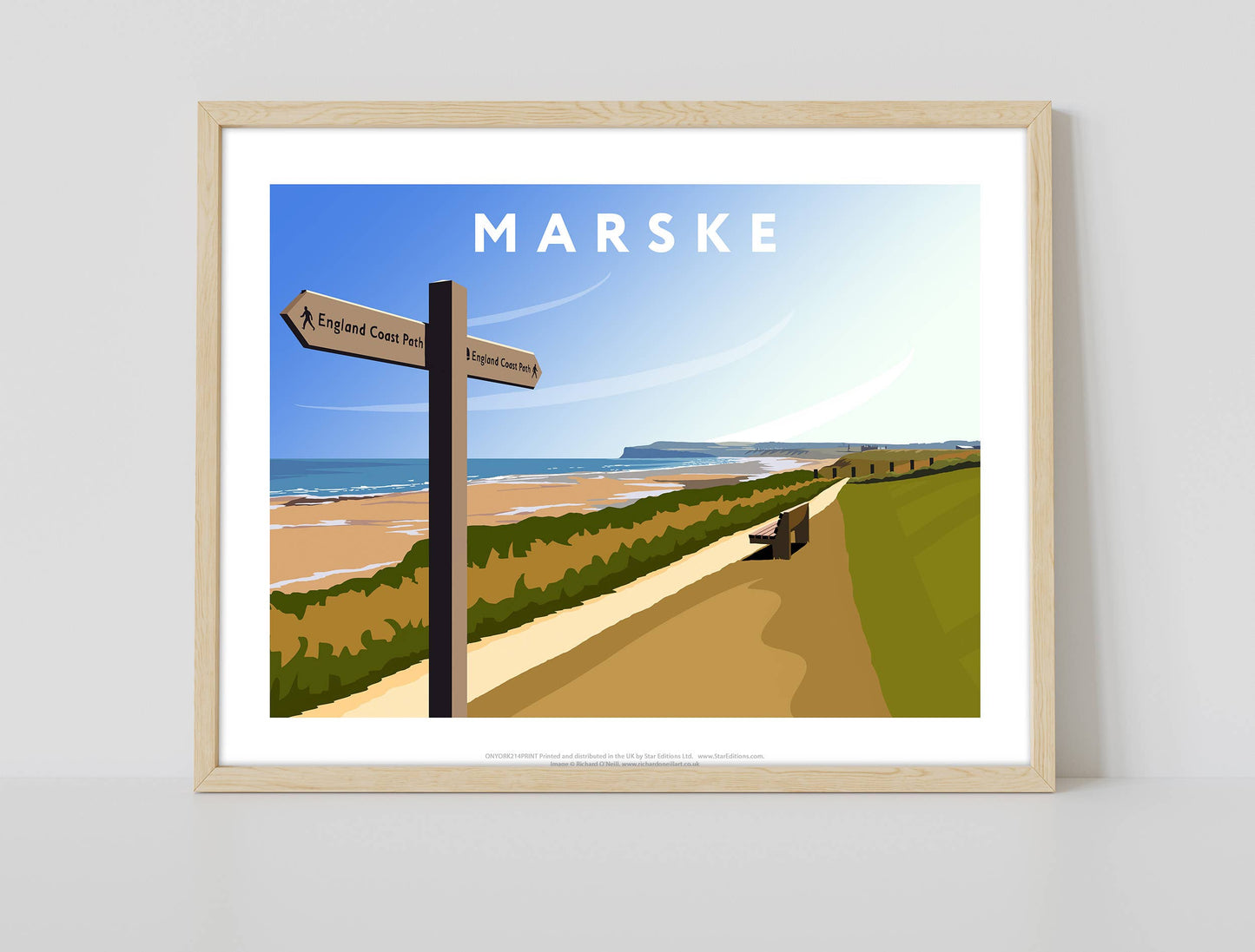 Marske By Artist Richard O'Neill - 11X14” Premium Art Print