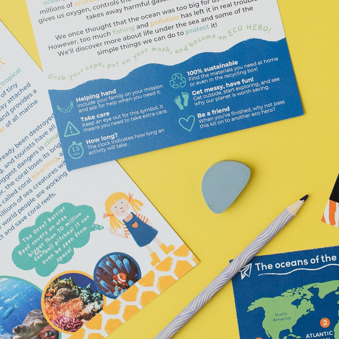 UNDER THE SEA  eco activity kit & sustainable fun