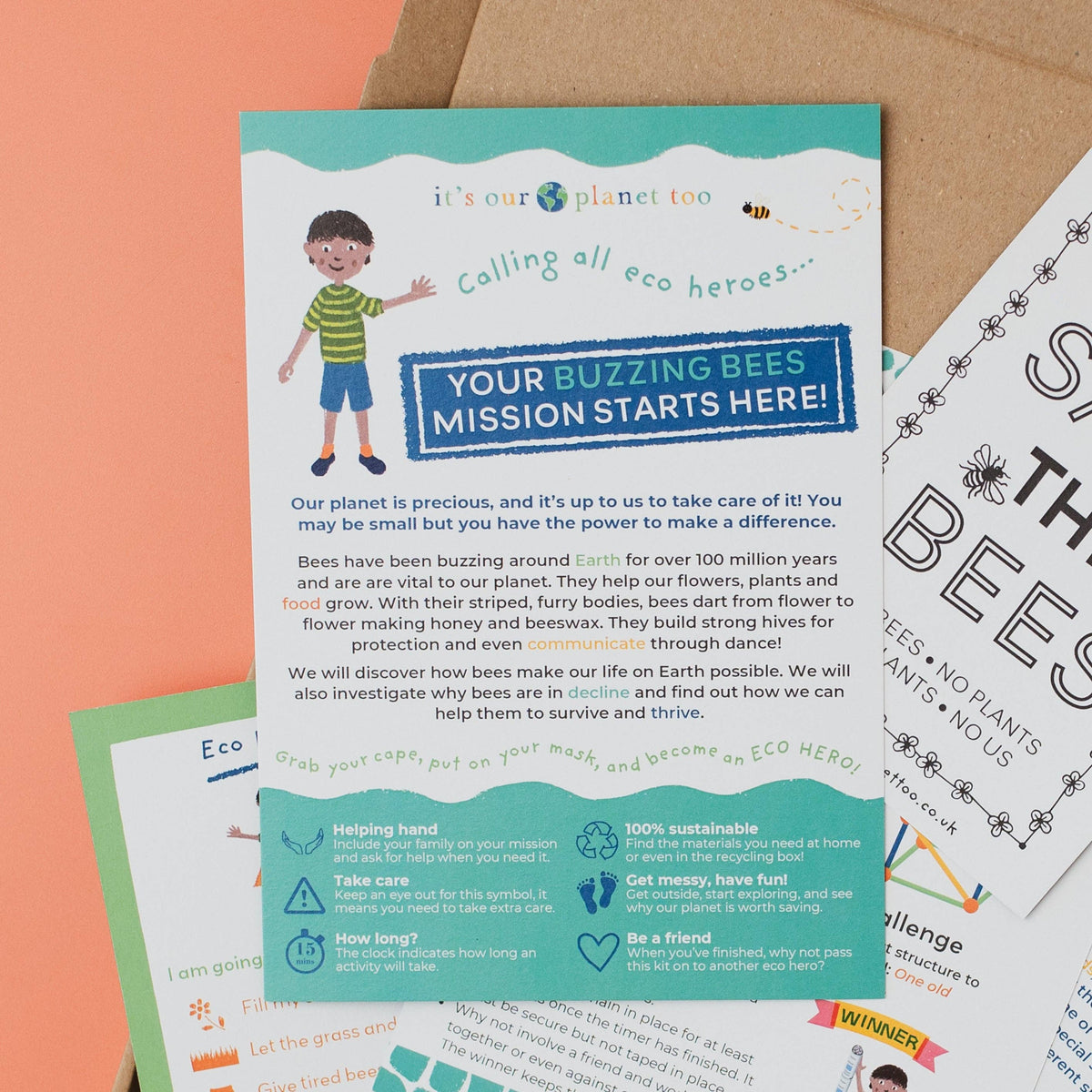 BUZZING BEES eco activity kit & sustainable fun