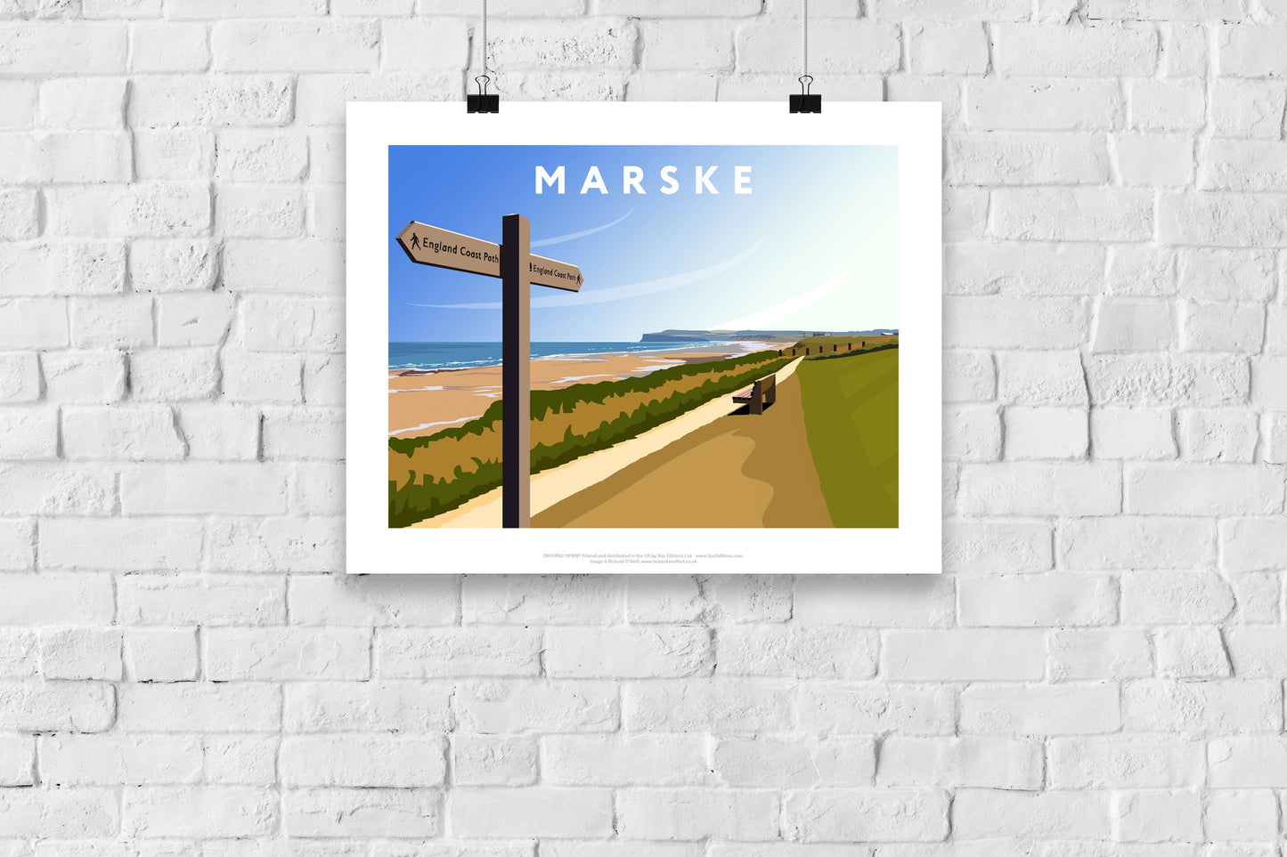 Marske By Artist Richard O'Neill - 11X14” Premium Art Print